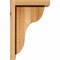 Ekena Millwork Carmel Rough Sawn Corbel w/Backplate, Western Red Cedar, 6"W x 8"D x 12"H COR06X08X12CAR01RWR - alternate 2